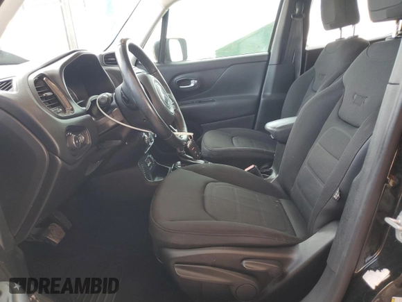 2017 Jeep Renegade Altitude with VIN ZACCJABB4HPF44621, listed as a Copart auction lot 63526195 with 96,485 mi miles and Salvage title. Bid and sale history available at DreamBid. Image 7.