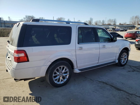 2017 Ford Expedition EL Limited with VIN 1FMJK1KT8HEA07915, listed as a Copart auction lot 48438235 with 147,301 mi miles and Salvage Title. Bid and sale history available at carsss.com. Image 3.
