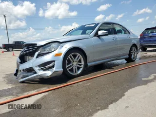 2014 Mercedes-Benz C 250 Sport with VIN WDDGF4HB8EA960846, listed as a Copart auction lot 63488435 with 73,404 mi miles and Salvage title. Bid and sale history available at DreamBid. Image 1.