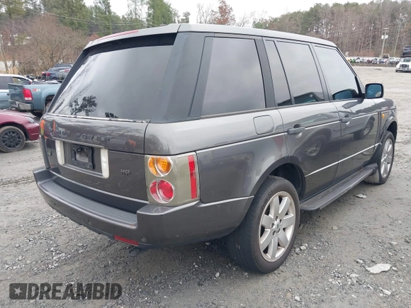 2005 Land Rover Range Rover HSE with VIN SALME11435A188999, listed as a IAAI auction lot 41123498 with 228,186 mi miles and . Bid and sale history available at DreamBid. Image 4.