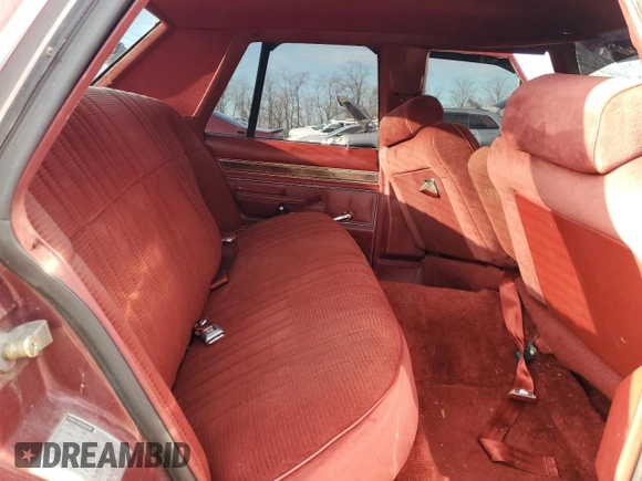 1987 Ford Ltd Crown Victoria with VIN 2FABP73F8HX128759, listed as a Copart auction lot 49956845 with 0 mi miles and Salvage Title. Bid and sale history available at carsss.com. Image 10.