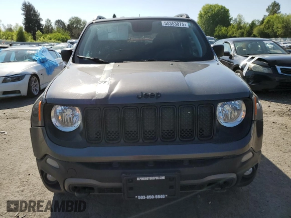 2020 Jeep Renegade Sport with VIN ZACNJBAB2LPL42186, listed as a Copart auction lot 55353075 with 99,026 mi miles and Salvage title. Bid and sale history available at DreamBid. Image 5.