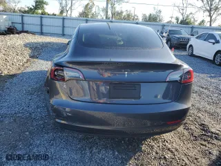 2023 Tesla Model 3 with VIN 5YJ3E1EAXPF704742, listed as a Copart auction lot 86323624 with 4,401 mi miles and Salvage Title. Bid and sale history available at carsss.com. Image 6.