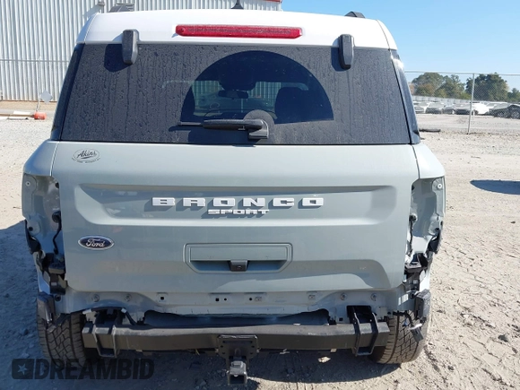 2023 Ford Bronco Sport Heritage z VIN 3FMCR9G61PRD08589, wystawiony jako IAAI lot #40706185 z przebiegiem 150 000 mil mil oraz . Historia ofert i sprzedaży dostępna na DreamBid. Obrazek 6.