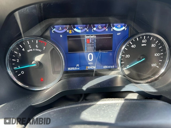 2023 Ford Expedition Max XLT with VIN 1FMJK1J82PEA55695, listed as a Copart auction lot 47253155 with 35,370 mi miles and Non repairable. Bid and sale history available at DreamBid. Image 8.