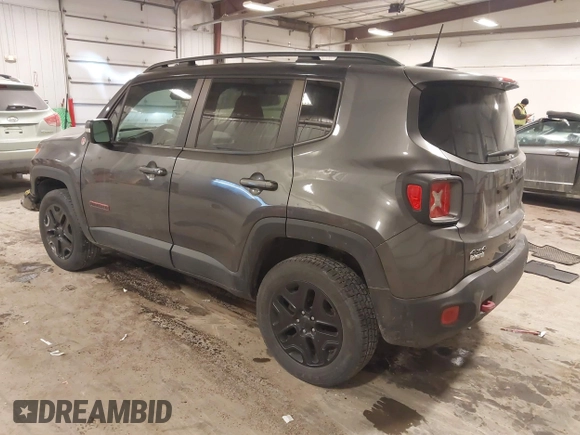 2018 Jeep Renegade Trailhawk with VIN ZACCJBCB0JPJ03169, listed as a IAAI auction lot 41318062 with 56,188 mi miles. Bid and sale history available at carsss.com. Image 3.