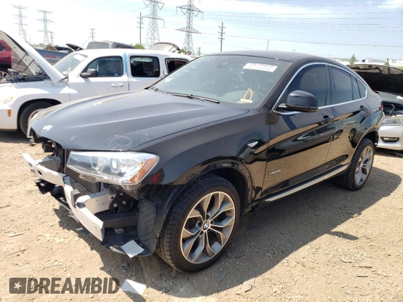 2018 BMW X4 xDrive28i with VIN 5UXXW3C52J0T82473, listed as a Copart auction lot 59122843 with 43,949 mi miles. Bid and sale history available at carsss.com. Image 1.
