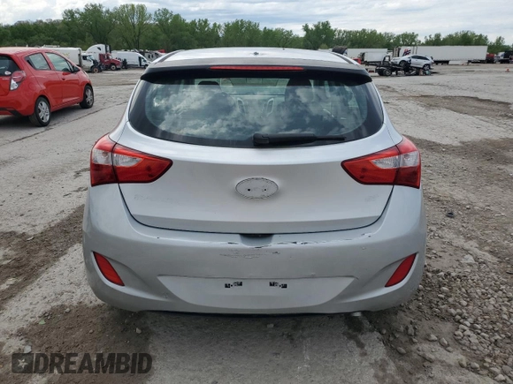 2014 Hyundai Elantra GT with VIN KMHD35LH8EU196479, listed as a Copart auction lot 54184205 with 0 mi miles and Salvage Title. Bid and sale history available at carsss.com. Image 6.