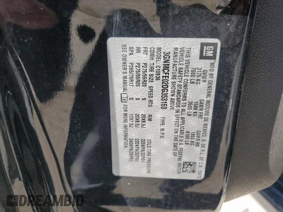 2013 Chevrolet Avalanche LT with VIN 3GNMCFE02DG353160, listed as a Copart auction lot 42249635 with 149,482 mi miles and Salvage Title. Bid and sale history available at DreamBid. Image 15.