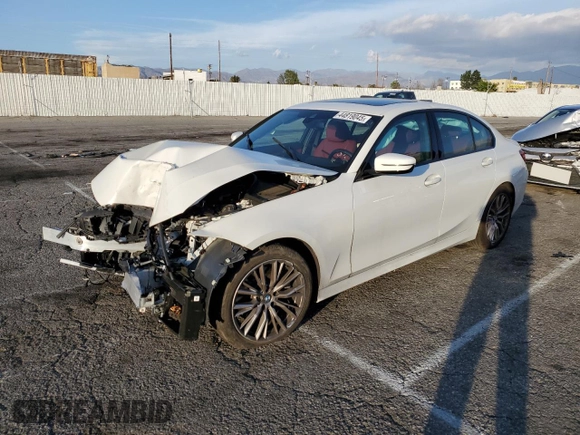 2023 BMW 3 Series 330i with VIN 3MW69FF05P8D73476, listed as a Copart auction lot 44819045 with Not provided miles and Salvage title. Bid and sale history available at DreamBid. Image 1.