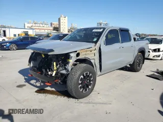 2022 Nissan Frontier Pro-X с VIN 1N6ED1EJ4NN647123, выставлен на аукционе Copart как лот 86296104 с пробегом 80 822 миль миль и Списание • Salvage title. История ставок и продаж доступна на DreamBid. Изображение 1.