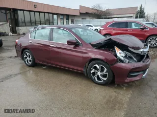 2016 Honda Accord Sedan LX with VIN 1HGCR2F31GA081385, listed as a Copart auction lot 50977415 with 129,129 mi miles and Salvage Title. Bid and sale history available at carsss.com. Image 4.
