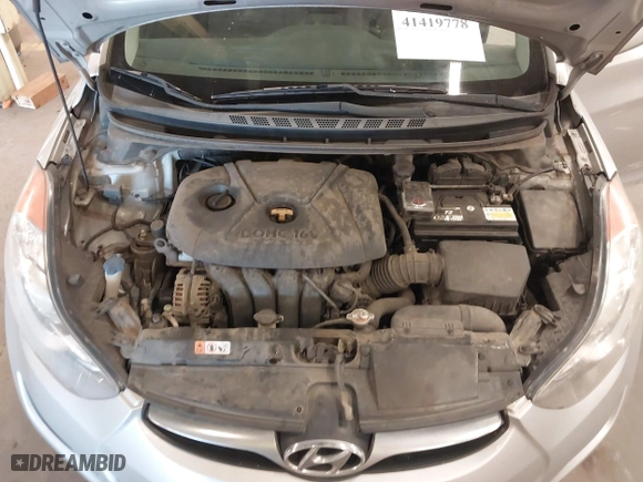 2013 Hyundai Elantra GLS with VIN 5NPDH4AE9DH211671, listed as a IAAI auction lot 41419778 with 158,932 mi miles. Bid and sale history available at carsss.com. Image 10.