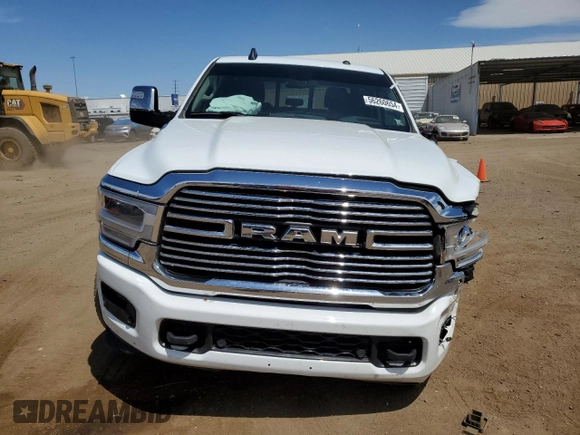 2023 Ram 2500 Laramie with VIN 3C6UR5FL9PG632207, listed as a Copart auction lot 56260654 with 31,302 mi miles and Salvage Title. Bid and sale history available at carsss.com. Image 5.