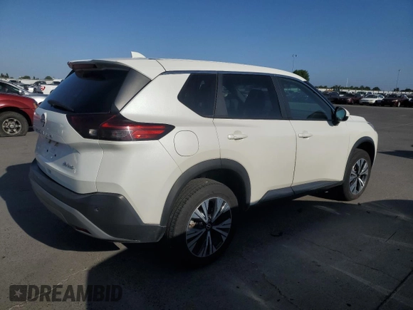 2022 Nissan Rogue SV with VIN 5N1BT3BB3NC720653, listed as a Copart auction lot 55926295 with 60,210 mi miles and Clean Title. Bid and sale history available at DreamBid. Image 3.