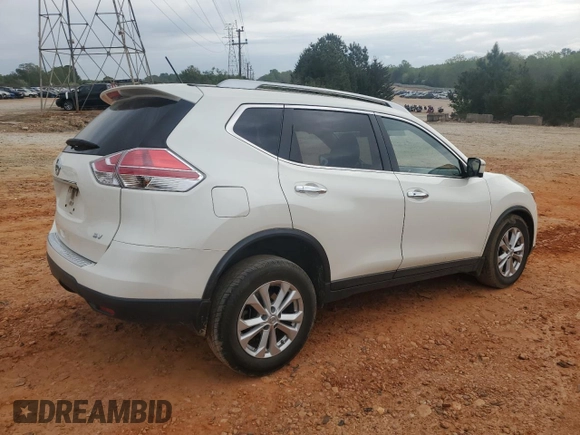 2016 Nissan Rogue SV with VIN JN8AT2MT5GW020414, listed as a Copart auction lot 52334525 with 91,969 mi miles and Salvage Title. Bid and sale history available at carsss.com. Image 3.