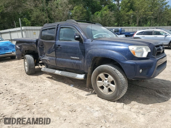2013 Toyota Tacoma with VIN 3TMLU4EN4DM130721, listed as a Copart auction lot 55943445 with 126,566 mi miles and Salvage title. Bid and sale history available at DreamBid. Image 4.