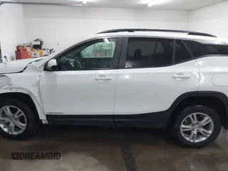 2021 GMC Terrain SLE with VIN 3GKALTEV0ML383940, listed as a IAAI auction lot 41544809 with 50,858 mi miles and . Bid and sale history available at carsss.com. Image 14.
