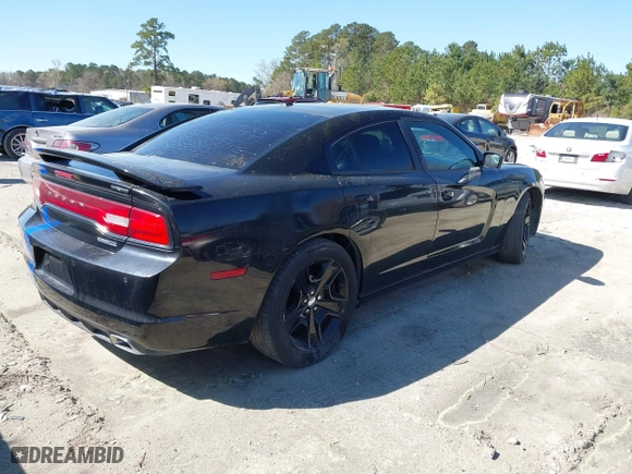 2011 Dodge Charger RT Plus with VIN 2B3CL5CT0BH615770, listed as a IAAI auction lot 41854093 with 134,258 mi miles. Bid and sale history available at carsss.com. Image 4.