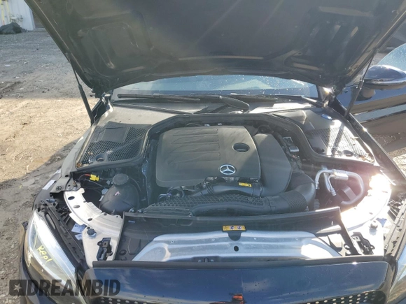 2023 Mercedes-Benz C 300 with VIN W1KWJ8DBXPG129002, listed as a Copart auction lot 84205894 with 13,525 mi miles and Salvage Title. Bid and sale history available at DreamBid. Image 11.