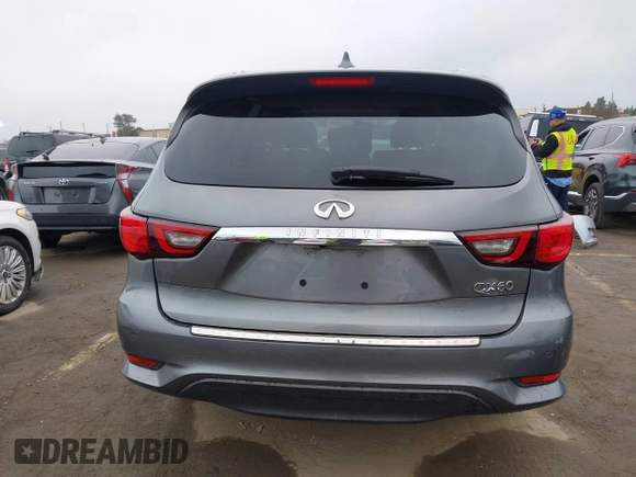 2019 Infiniti QX60 Luxe with VIN 5N1DL0MN9KC569666, listed as a IAAI auction lot 41904215 with 44,410 mi miles and . Bid and sale history available at DreamBid. Image 16.