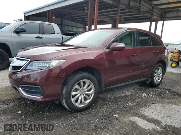 2018 Acura RDX Technology with VIN 5J8TB3H5XJL002817, listed as a Copart auction lot 59493895 with 107,378 mi miles and Salvage title. Bid and sale history available at DreamBid. Image 1.