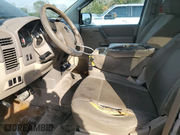 2008 Nissan Titan SE with VIN 1N6BA07D58N306668, listed as a Copart auction lot 83943094 with 214,460 mi miles and Salvage Title. Bid and sale history available at carsss.com. Image 7.
