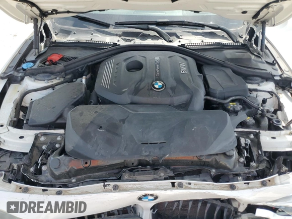 2017 BMW 4 Series 430i with VIN WBA4F7C36HG787941, listed as a Copart auction lot 53508105 with 141,324 mi miles and Salvage title. Bid and sale history available at DreamBid. Image 12.