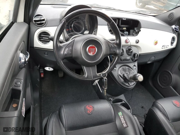 2013 FIAT 500 Turbo with VIN 3C3CFFHH7DT611357, listed as a Copart auction lot 86854934 with 60,433 mi miles and Salvage Title. Bid and sale history available at carsss.com. Image 8.