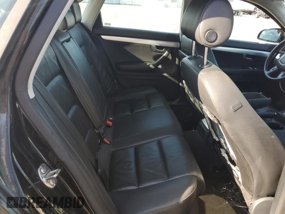 2007 Audi A4 2.0T with VIN WAUDF78E57A127434, listed as a Copart auction lot 61790355 with 203,514 mi miles and Salvage title. Bid and sale history available at DreamBid. Image 10.