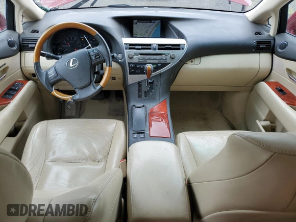 2010 Lexus RX 350 z VIN 2T2BK1BA2AC010112, wystawiony jako Copart lot #57360235 z przebiegiem 196 634 mil mil oraz Szkoda całkowita • Salvage title. Historia ofert i sprzedaży dostępna na DreamBid. Obrazek 8.