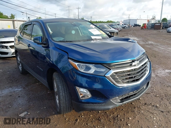 2020 Chevrolet Equinox LT with VIN 2GNAXUEV5L6173091, listed as a IAAI auction lot 42162891 with 43,468 mi miles and . Bid and sale history available at DreamBid. Image 1.