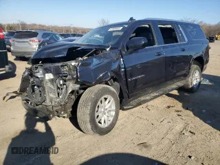 2022 Chevrolet Suburban LT with VIN 1GNSKCKDXNR273817, listed as a Copart auction lot 47609865 with 0 mi miles and Salvage Title. Bid and sale history available at carsss.com. Image 1.