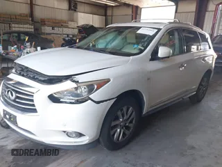 2014 Infiniti QX60 with VIN 5N1AL0MM1EC505488, listed as a IAAI auction lot 42592061 with 207,960 mi miles and . Bid and sale history available at DreamBid. Image 2.
