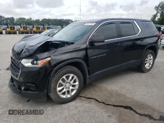 2021 Chevrolet Traverse LS with VIN 1GNERFKW7MJ184859, listed as a Copart auction lot 60278185 with 71,074 mi miles and Salvage title. Bid and sale history available at DreamBid. Image 1.