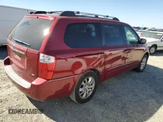 2007 Kia Sedona EX with VIN KNDMB233976177716, listed as a Copart auction lot 71408984 with 173,640 mi miles and Salvage Title. Bid and sale history available at carsss.com. Image 3.