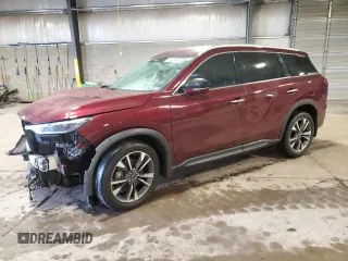 2022 Infiniti QX60 Luxe with VIN 5N1DL1FS8NC342420, listed as a Copart auction lot 79198454 with 43,126 mi miles and Salvage title. Bid and sale history available at DreamBid. Image 1.