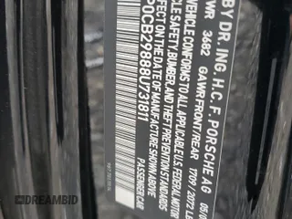 2008 Porsche Boxster S с VIN WP0CB29888U731811, выставлен на аукционе Copart как лот 52995845 с пробегом 97 020 миль миль и Списание • Salvage title. История ставок и продаж доступна на DreamBid. Изображение 12.