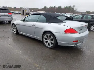 2005 BMW 6 Series 645Ci with VIN WBAEK73475B328662, listed as a IAAI auction lot 41990681 with 135,522 mi miles. Bid and sale history available at carsss.com. Image 3.