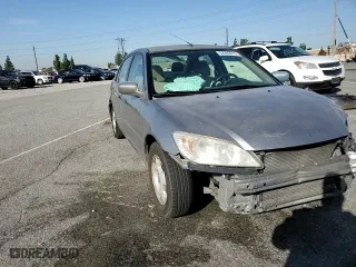 2004 Honda Civic with VIN JHMES96634S019845, listed as a Copart auction lot 52282215 with 150,745 mi miles and Salvage Title. Bid and sale history available at carsss.com. Image 11.