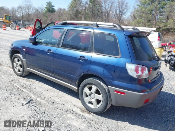 2003 Mitsubishi Outlander XLS with VIN JA4LX41G13U033821, listed as a IAAI auction lot 41784616 with 143,836 mi miles. Bid and sale history available at carsss.com. Image 3.