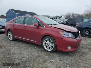 2010 Lexus HS 250h with VIN JTHBB1BA1A2037738, listed as a Copart auction lot 49713175 with 182,622 mi miles and Salvage Title. Bid and sale history available at carsss.com. Image 4.