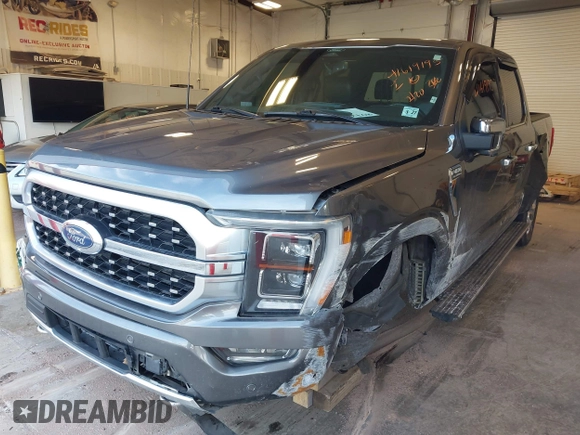 2022 Ford F-150 XL with VIN 1FTFW1E88NFA39758, listed as a IAAI auction lot 41619195 with 87,294 mi miles. Bid and sale history available at carsss.com. Image 17.