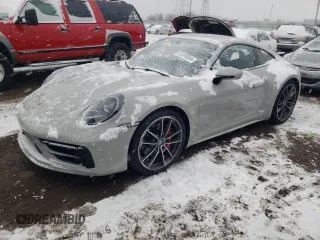 2024 Porsche 911 Carrera S with VIN WP0AB2A98RS218616, listed as a Copart auction lot 81310844 with 2,400 mi miles and Salvage Title. Bid and sale history available at carsss.com. Image 1.