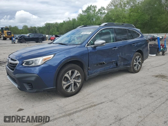 2020 Subaru Outback Touring with VIN 4S4BTAPC0L3138755, listed as a Copart auction lot 56010415 with 105,571 mi miles and Salvage title. Bid and sale history available at DreamBid. Image 1.