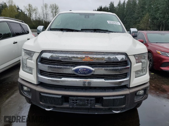2015 Ford F-150 XLT with VIN 1FTEW1EG1FFC61935, listed as a Copart auction lot 52532645 with 127,798 mi miles and Salvage Title. Bid and sale history available at carsss.com. Image 5.