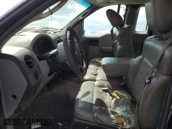 2007 Ford F-150 XL with VIN 1FTRF12247NA08092, listed as a Copart auction lot 53934265 with Not provided miles and Salvage title. Bid and sale history available at DreamBid. Image 7.