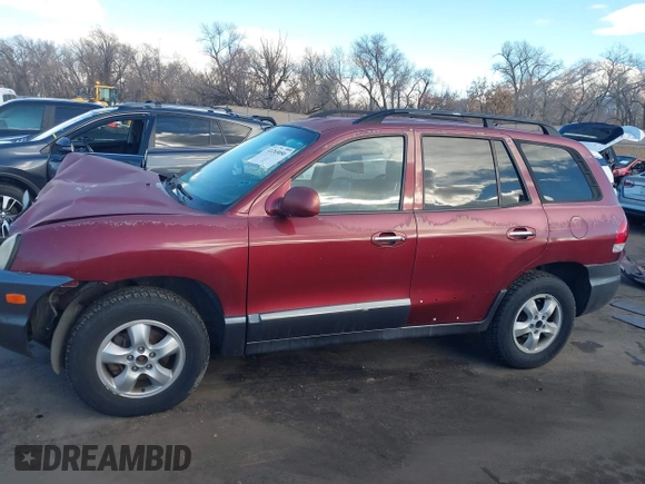2005 Hyundai Santa Fe GLS with VIN KM8SC73E05U027078, listed as a IAAI auction lot 41265050 with 218,841 mi miles. Bid and sale history available at carsss.com. Image 14.