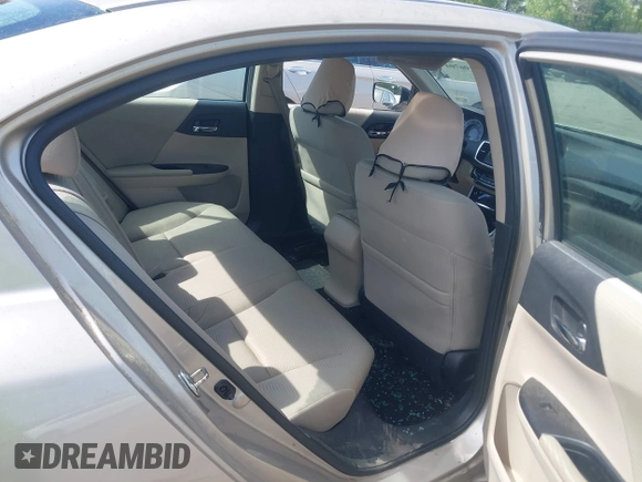 2017 Honda Accord LX with VIN 1HGCR2F33HA168044, listed as a IAAI auction lot 42106704 with 135,882 mi miles. Bid and sale history available at carsss.com. Image 8.