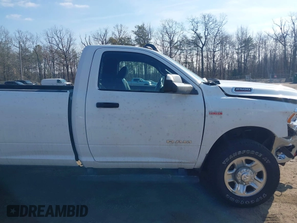 2022 Ram 2500 Tradesman with VIN 3C6MR5AJ0NG417897, listed as a IAAI auction lot 41543235 with 4,820 mi miles. Bid and sale history available at carsss.com. Image 13.
